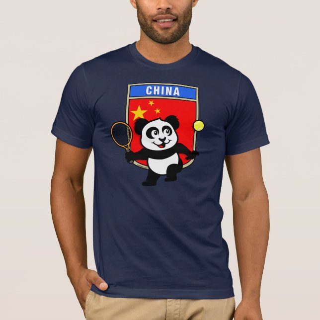 China Tennis Panda Tee Shirt (Framsida)