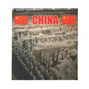 CHINA Terracotta Army Anteckningsblock