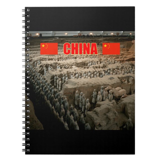 CHINA Terracotta Army Anteckningsbok (Framsidan)