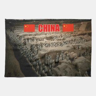 CHINA Terracotta Army Kökshandduk