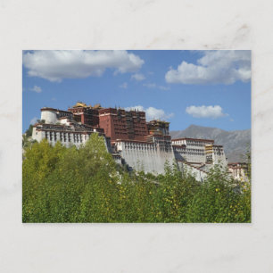 China, Tibet, Lhasa, Potala Palace 3 Vykort