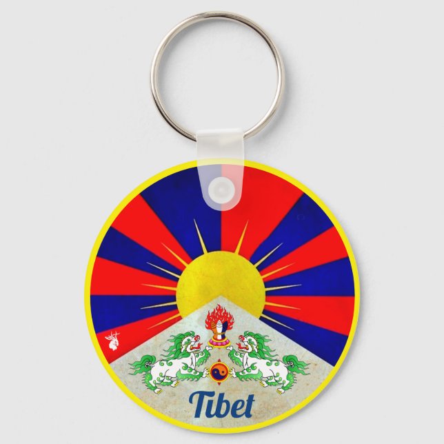 " China: TIBET ... " Nyckelring (Framsida)