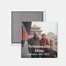 China Travel Anpassningsbar Photo Souvenir Magnet