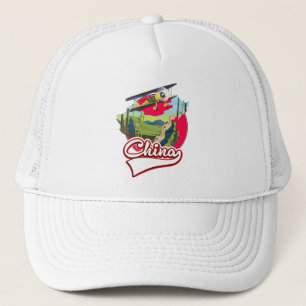 China Travel karta logotyp Keps