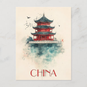 China Travel Vykort