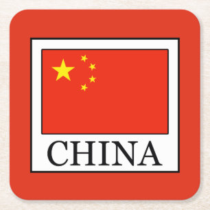China Underlägg Papper Kvadrat