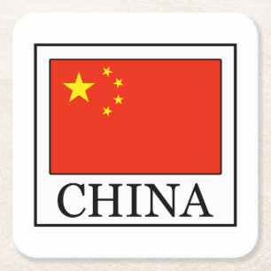 China Underlägg Papper Kvadrat