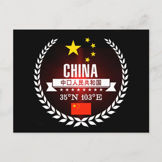 China Vykort (Framsida)
