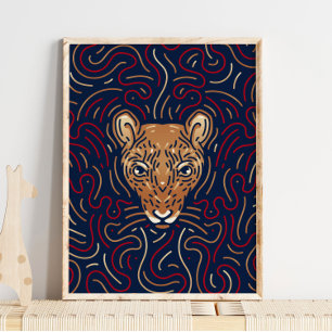 China Zodiac Råtta Zodiac Digital Print Poster