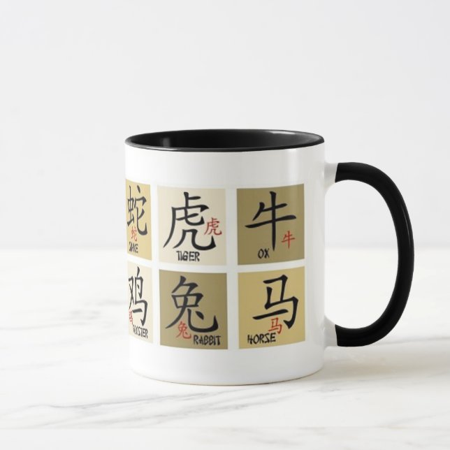 China Zodiac Signs Mugg (Höger)