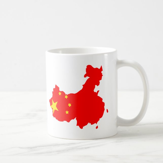 Chinaflaggakarta Kaffemugg (Höger)