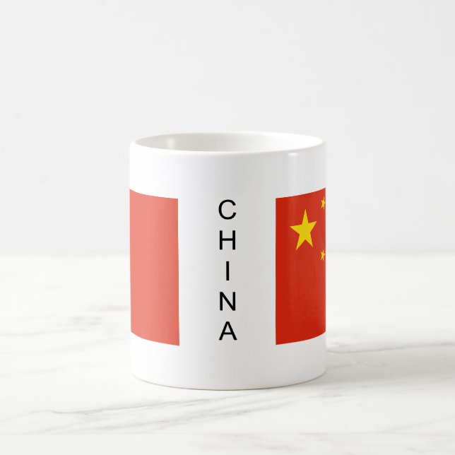 Chinaflaggamugg Kaffemugg (Center)