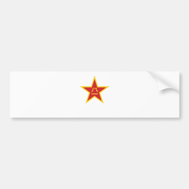 chinaflygvapen bildekal (Framsidan)