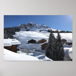 Chinaillon, Haute-Savoie, Fransk Alpernor Poster