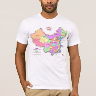Chinakartamanar T-tröja Tee