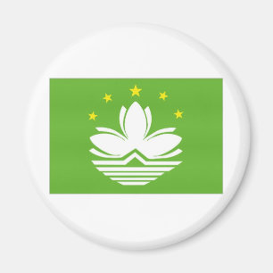 ChinaMacao flagga Magnet