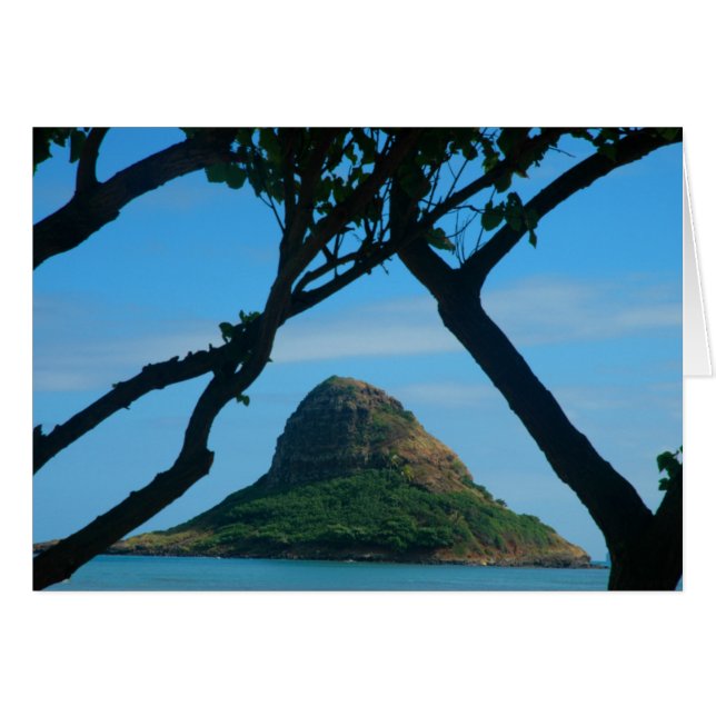 Chinaman's Hat, Oahu OBS Kort (Framsidan Horizontal)