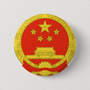 ChinamedborgareEmblem Knapp