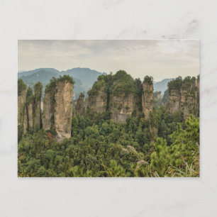 Chinan Huangshizhai Zhangjiajie Wulingyuan Hunan Vykort