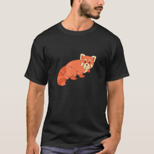Chinan Red Red Panda Wildlife Forest Animal Red T Shirt