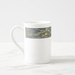 Chinan vatten/Färg Bone Benporslin Mugg