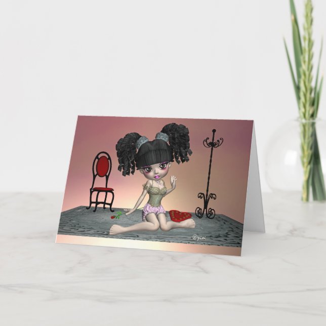 Chinans Closet Sweet Valentine - Card Helgkort (Framsida)