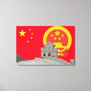Chinans emblem canvastryck