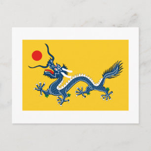 Chinans Flagga Vykort