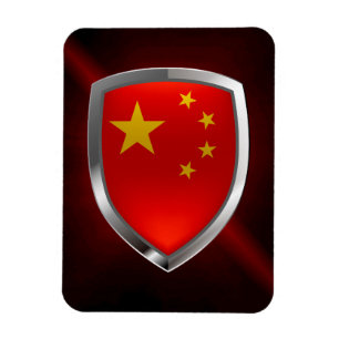 Chinans metallemblem magnet
