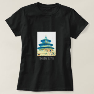 Chinans reseTemple för himlen T Shirt