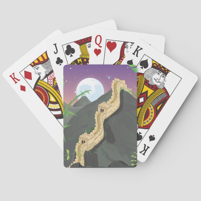 Chinans Underbara tecknad Kortlek (Baksidan)