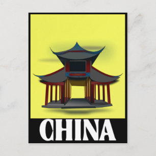 Chinans utformning vykort