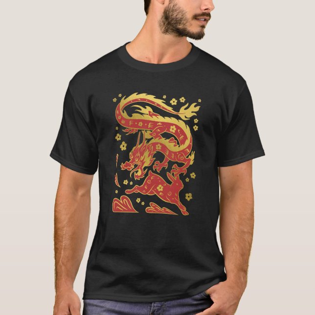 China's dragon t shirt (Framsida)