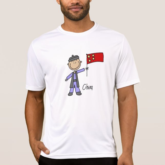 Chinaskjorta T-shirt (Framsida)