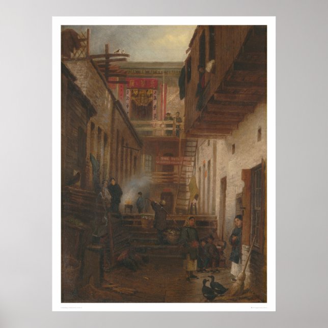Chinatown Alley, Sjunga Yuen Tvättar & Ironing(122 Poster (Framsidan)