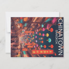 Chinatown Bangkok-vykort Vykort