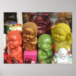 Chinatown Buddhas Poster
