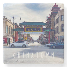 Chinatown Chicago Stone Underlägg