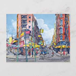 Chinatown Eldrige Street view, New York City Vykort