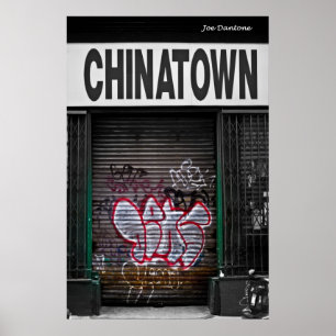 Chinatown grafitti poster