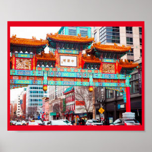 Chinatown i Washington DC. Poster