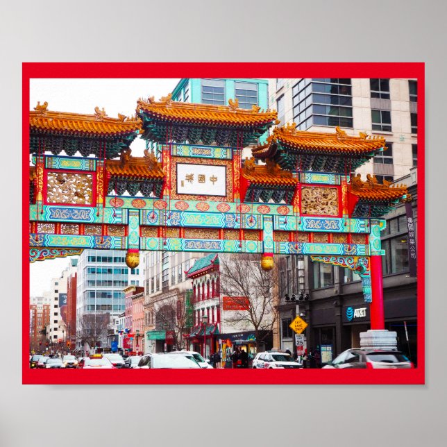 Chinatown i Washington DC. Poster (Framsidan)
