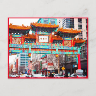 Chinatown i Washington DC. Vykort