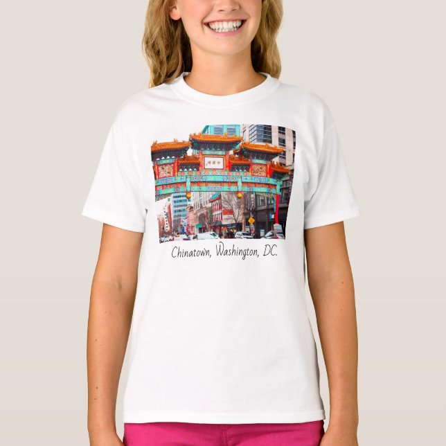 Chinatown i Washington. T Shirt (Framsida)