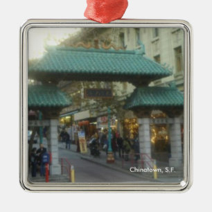 ChinaTown Julgransprydnad Metall