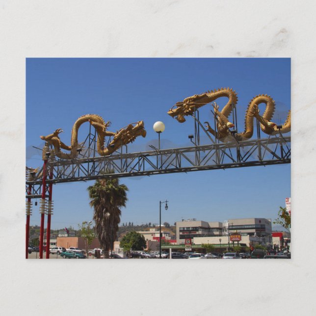 chinatown-los-angeles vykort (Framsida)