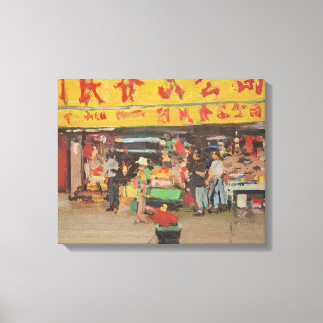 Chinatown New York 2012 Canvastryck (Framsida)