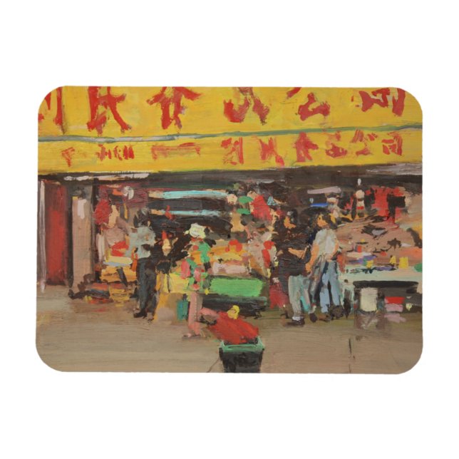Chinatown New York 2012 Magnet (Horisontell)