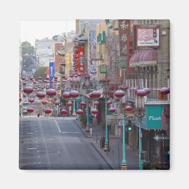Chinatown på Grant Street i San Francisco. Magnet (Framsidan)