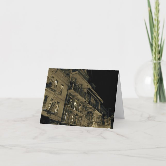 Chinatown på natten kort (Framsida)